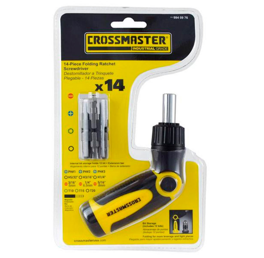 Destornillador trinquete Crossmaster
