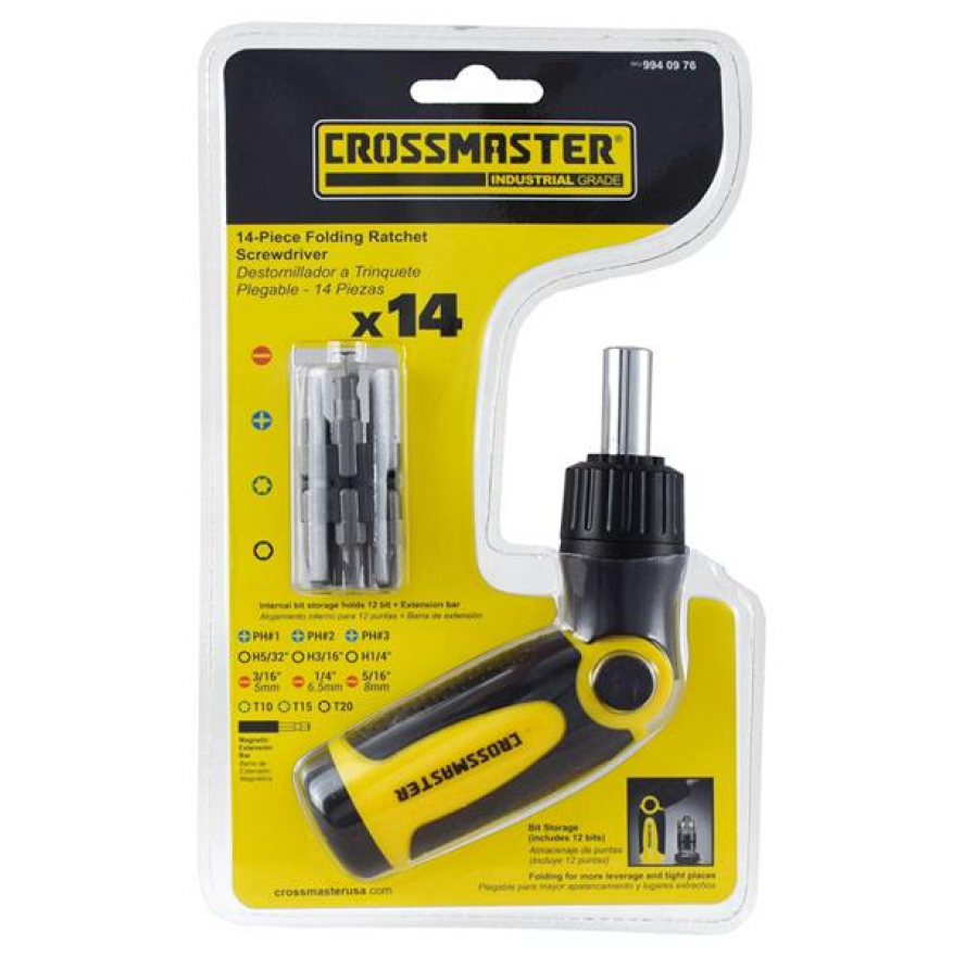 Destornillador trinquete Crossmaster